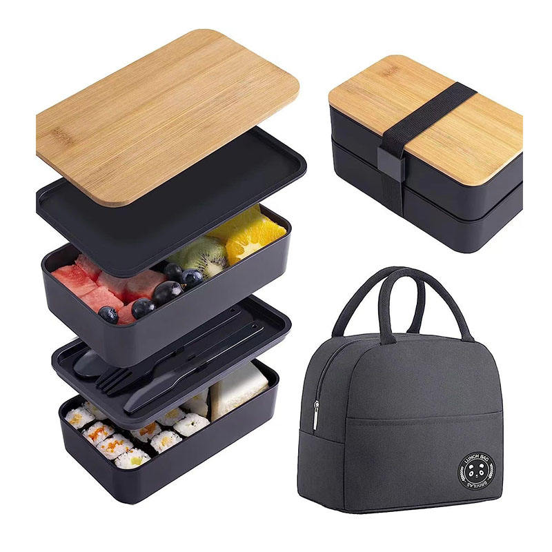 Bamboo-Lid Reusable Bento Box OEM ODM custom product reference