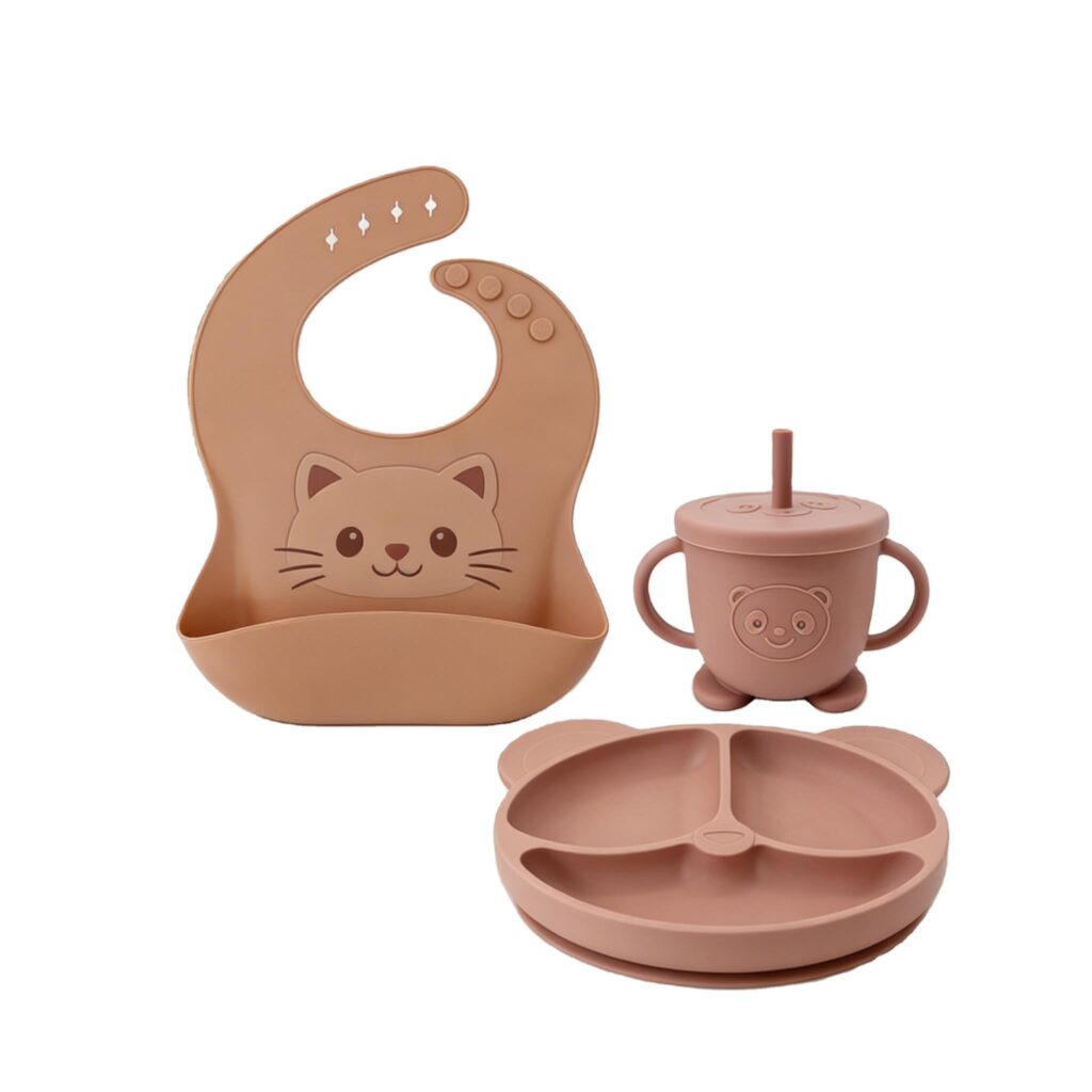 Silicone Kids Tableware & Cutlery Set OEM ODM custom product reference