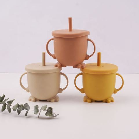 Two-Handle Silicone Mini Cup OEM ODM custom product reference