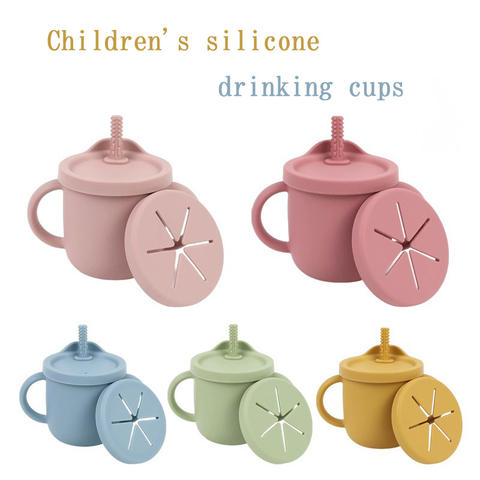 Custom Printed Silicone Straw Cup OEM ODM custom product reference