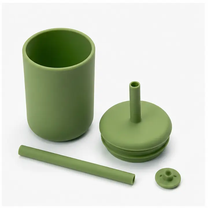 150 ml Silicone Sippy Cup OEM packaging presentation for OEM ODM customization