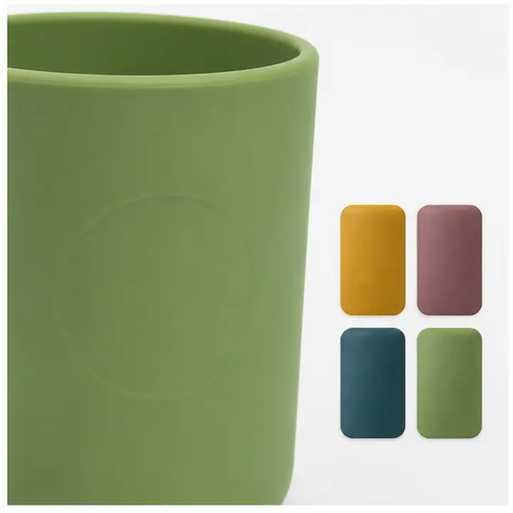 150 ml Silicone Sippy Cup custom material and logo detail for OEM ODM customization