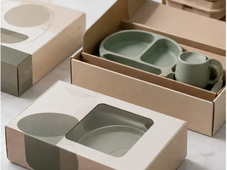 32-Piece Round Wheat Straw Dinnerware Set custom design tooling and factory production support