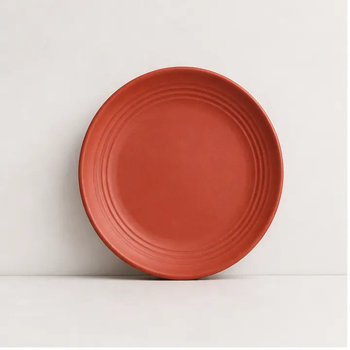 8-Inch Wheat Straw Dessert Plates catalog hero view for OEM ODM customization