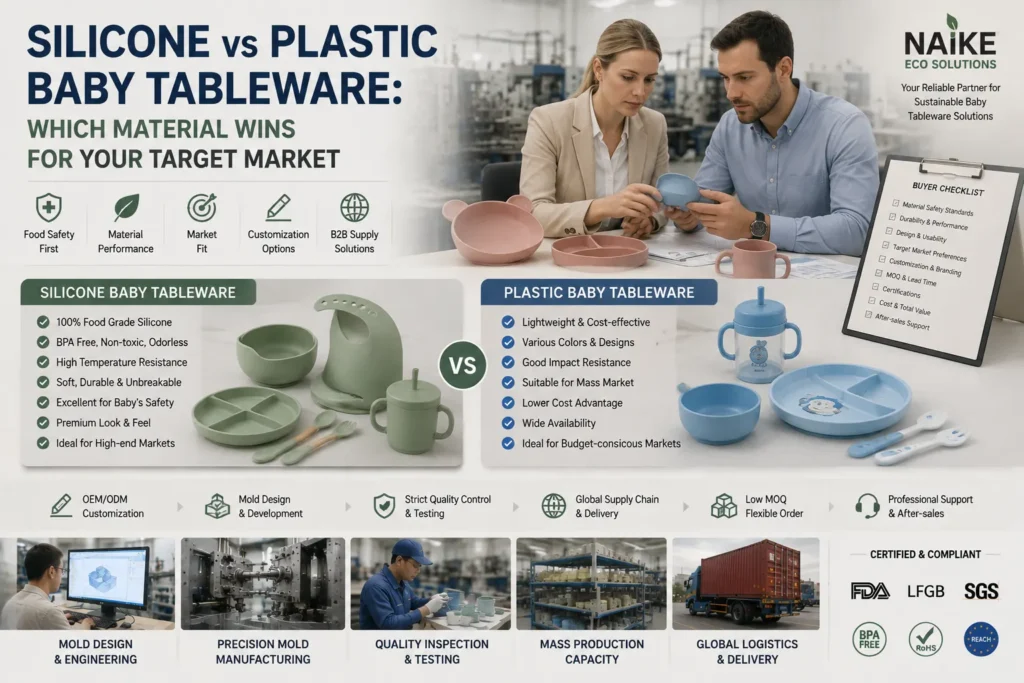 Silicone vs Plastic Baby Tableware