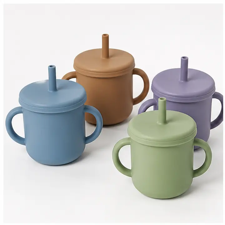 Easy-Wash Silicone Toddler Cup catalog hero view for OEM ODM customization