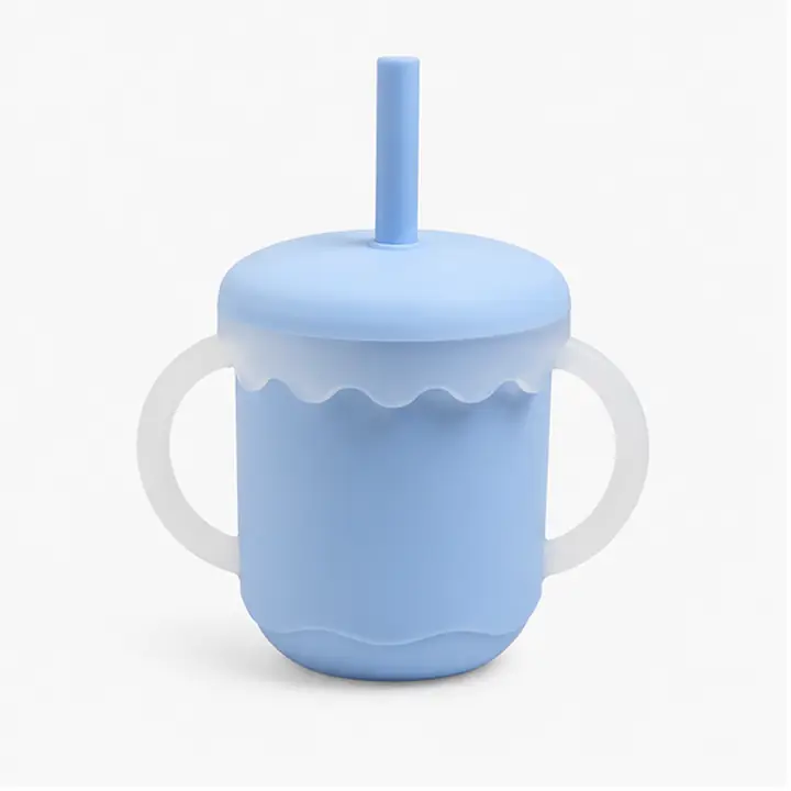 Leak-Resistant Silicone Straw Cup catalog hero view for OEM ODM customization