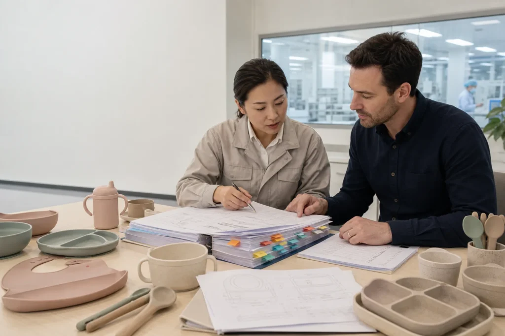 Naike Group compliance documentation workshop with tableware samples market brief evidence index and controlled buyer file