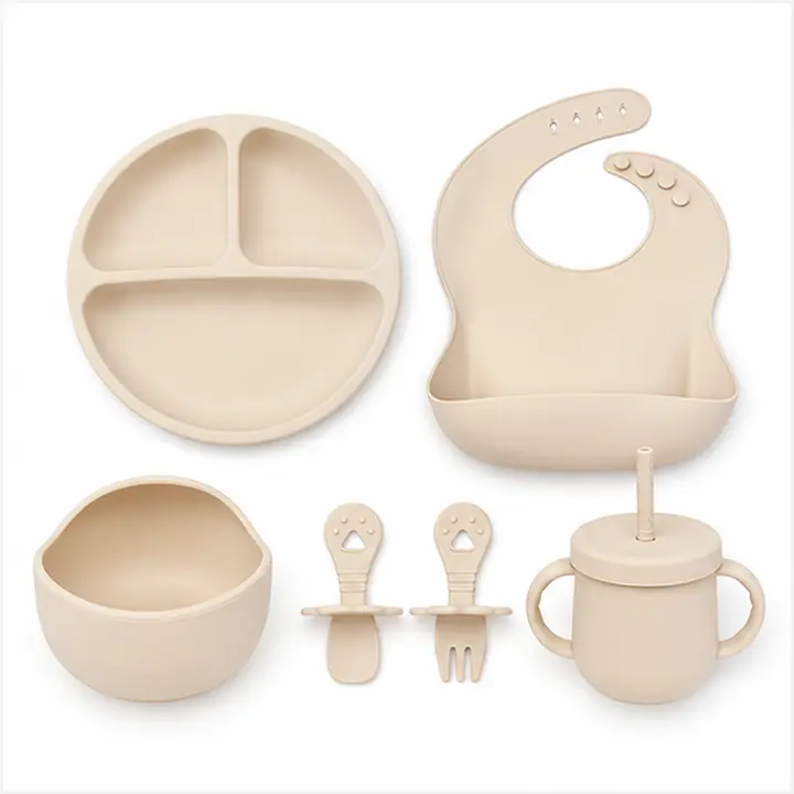 Silicone Newborn Feeding Gift Set catalog hero view for OEM ODM customization