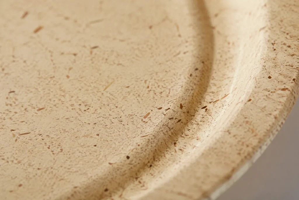 wheat straw fiber surface texture