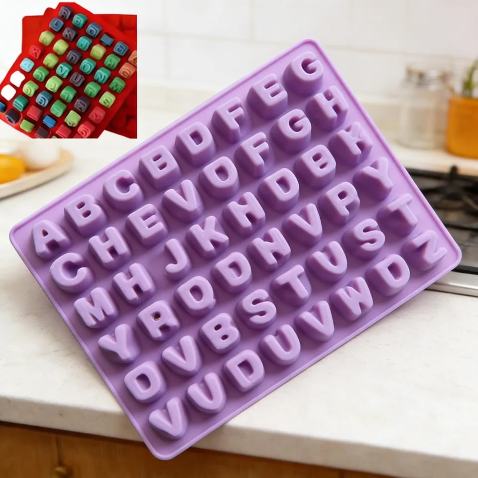 Custom Silicone Alphabet Chocolate Mold Manufacturer