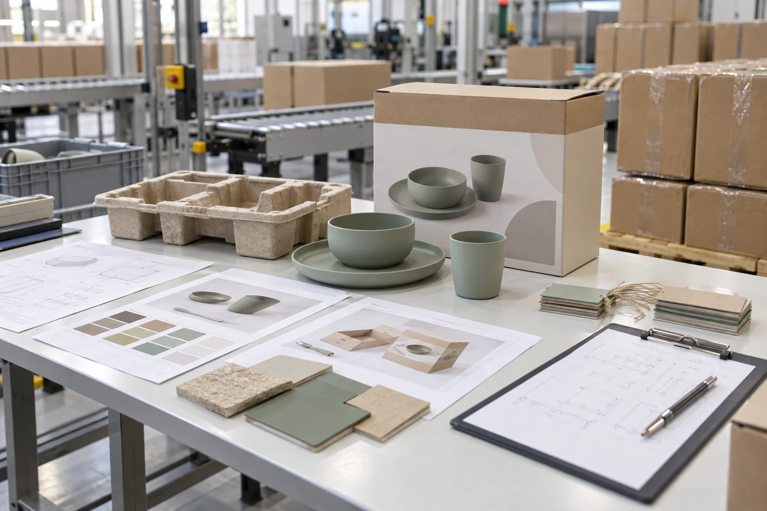 EU buyer reviews packaging specification technical documents declaration and production proof
