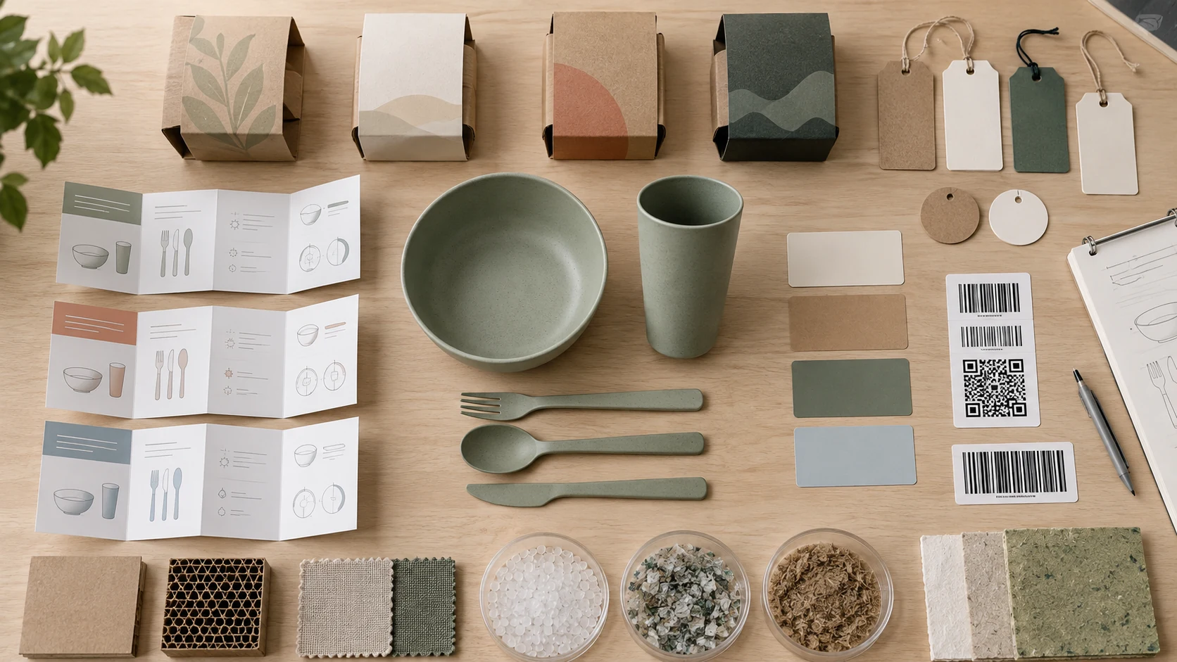 Procurement team maps tableware product packaging and compliance requirements across regions